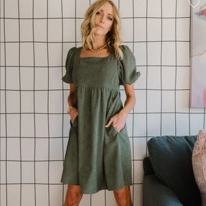 Felipa Corduroy Mini Dress
